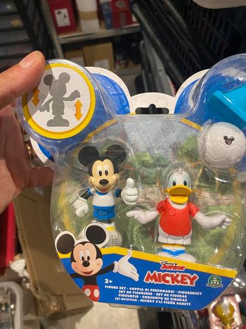 Ser figurine disney mickey footballeur