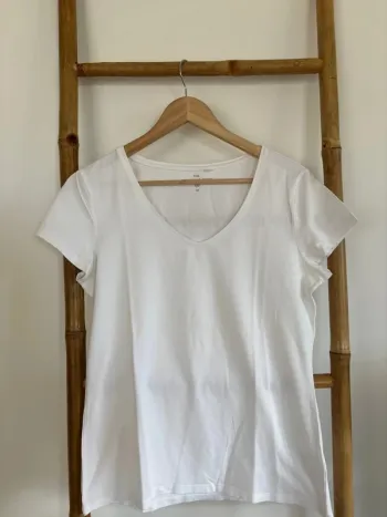 t-shirt blanc C&A taille M