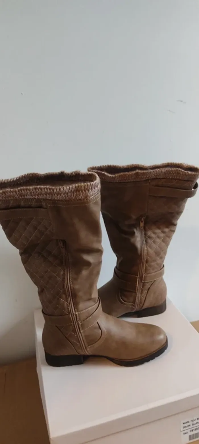 JustFab Bottes hautes Mahira taille 36 - photo numéro 13