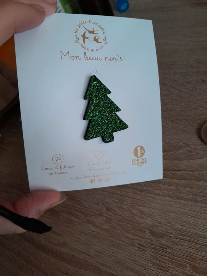 Magnifique pins pailleté eco responsable neuf - photo numéro 2