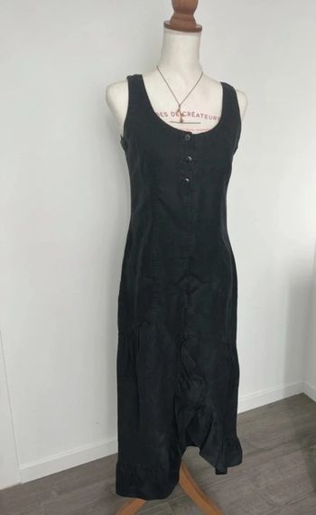 Robe noire longue taille 38 ou M Chantal Rosner