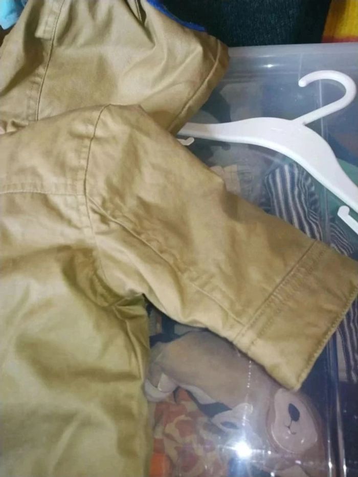Jolie veste enduite DPAM très sympa et originale taille 9 mois - photo numéro 11