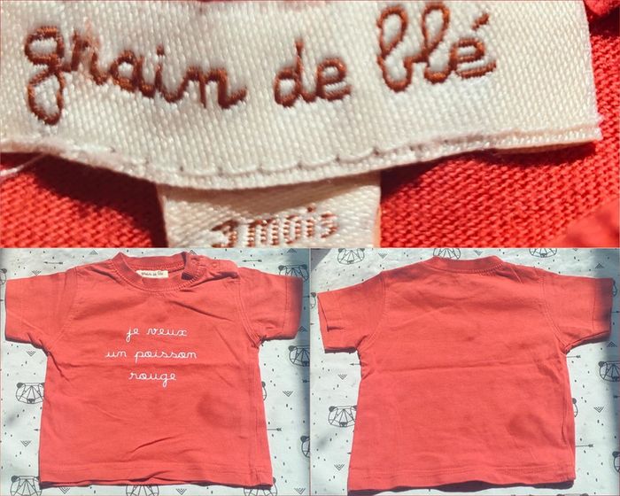 Tee-shirt taille 3 mois