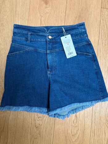 Short jean Naf Naf T36 neuf avec étiquette denim bleu femme