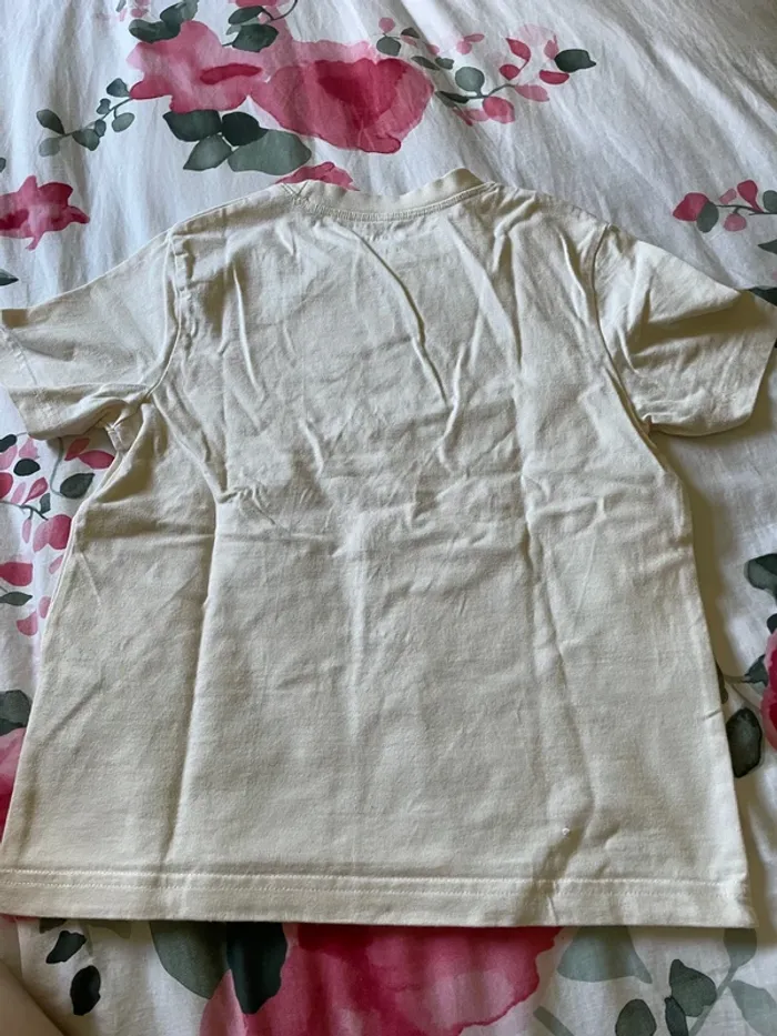 T-Shirt beige crème cyrillus - photo numéro 2