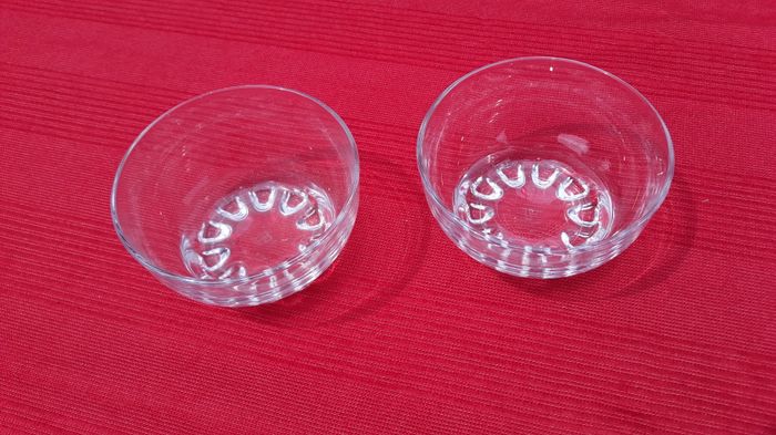 Faby27800 Coupes en verre rondes x 2 pièces