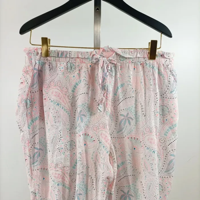 Pantalon fluide imprimé paisley Etam taille 38 100% viscose A1440 - photo numéro 2