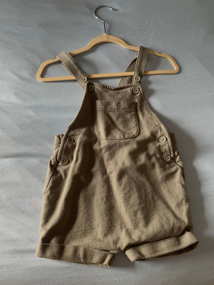 2 salopettes courte à bretelles croisées - photo numéro 5