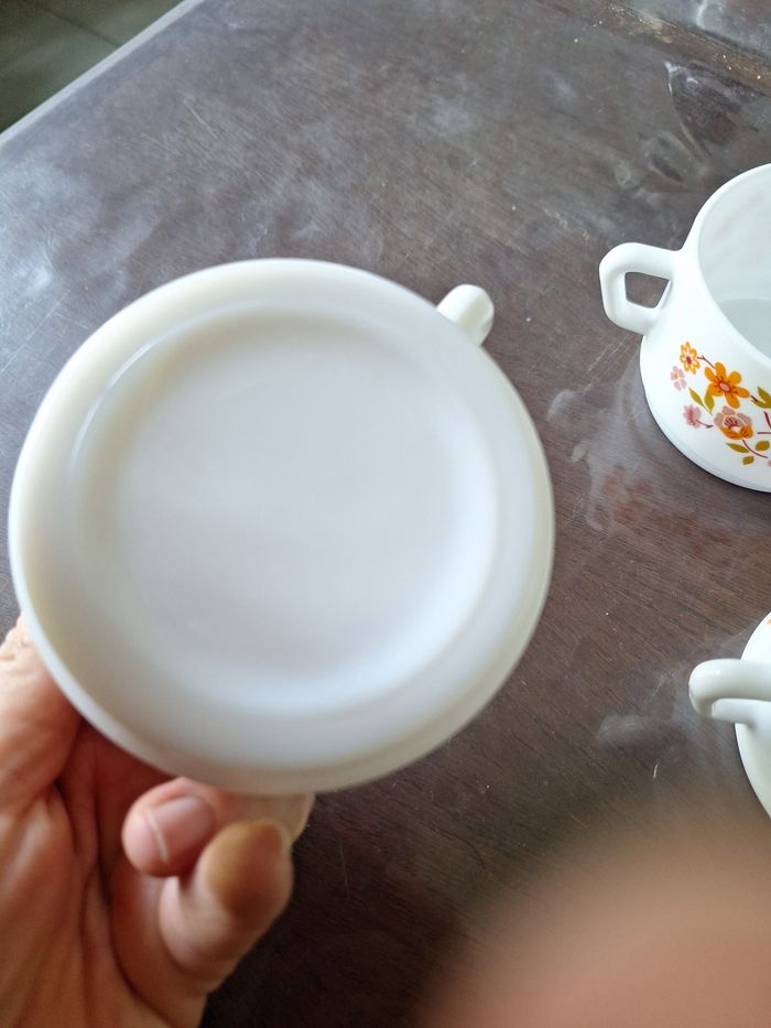Lot de  4 grande tasse vintage Arcopal  Scania - photo numéro 3