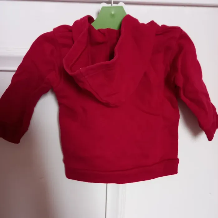 Sweat à capuche Benetton baby 6 mois - photo numéro 4