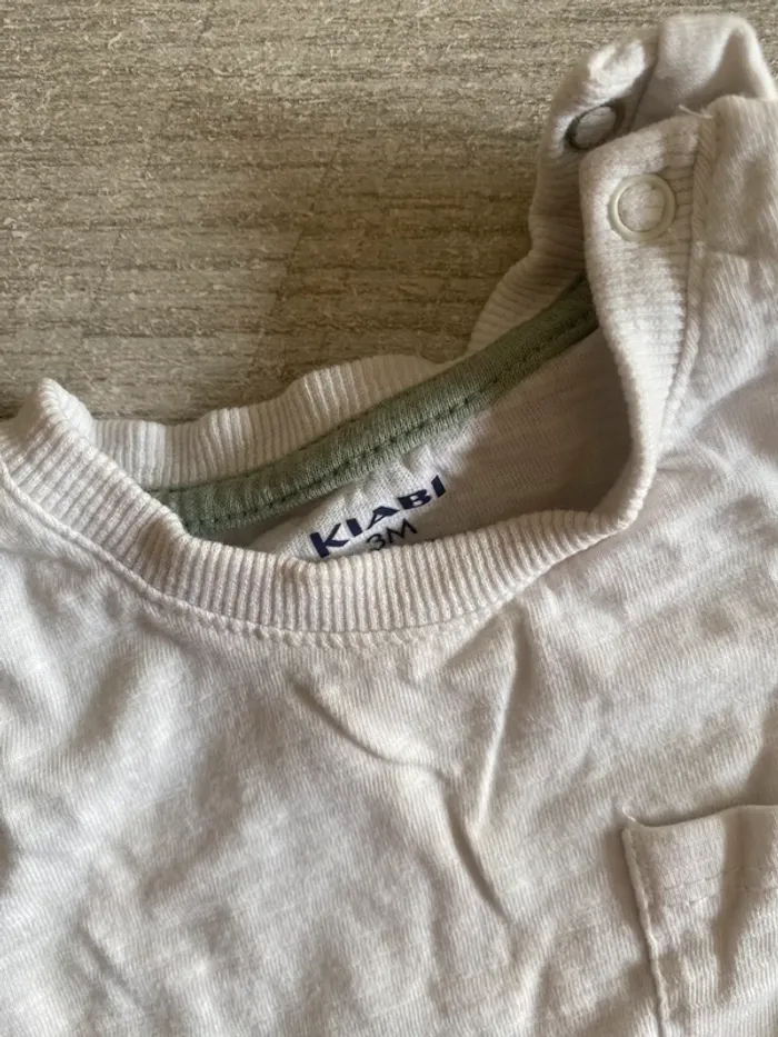 T-shirt à manches longues bébé - 3 mois toute saison - photo numéro 3