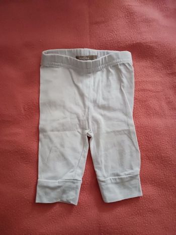 Legging blanc 3 mois