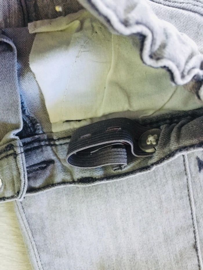Jeans fille gris 5 ans pantalon - photo numéro 7