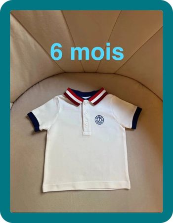 Polo manches courtes piqué de coton 6 mois - Jacadi