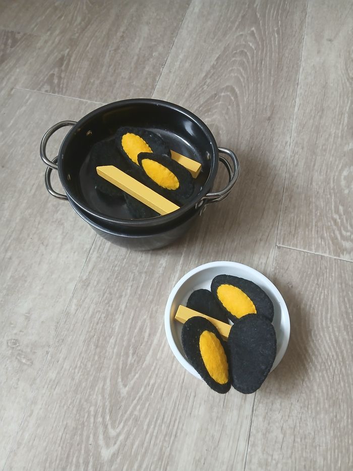 Jouet dînette moules frites vertbaudet - photo numéro 2