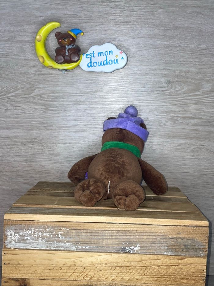 DIV490 doudou ours 🐻 milka - photo numéro 2