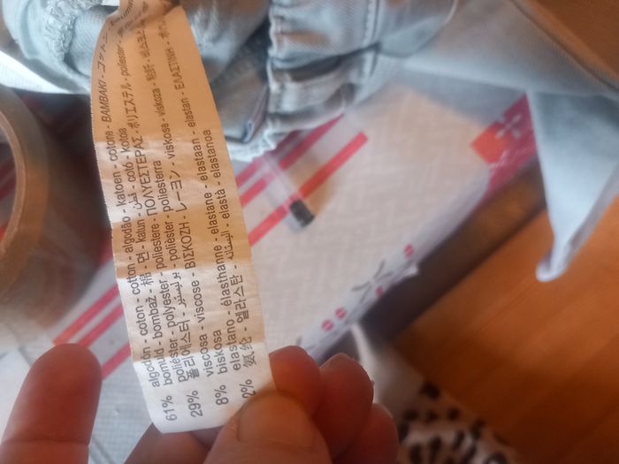 Jeans gris 3/4 ans Zara - photo numéro 7