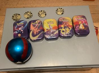 Lot de 6 boites vides Pokémon 