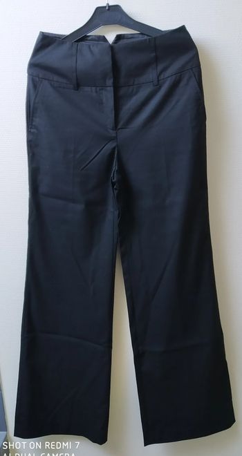 Etam pantalon tailleur noir habillé 38