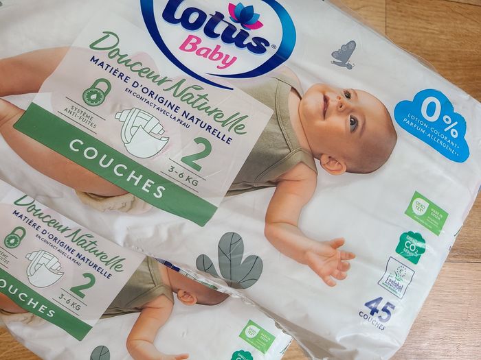 Lot de 3 paquets de 45 couches taille 2 - photo numéro 2
