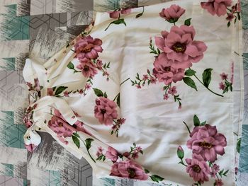 Top à fleur