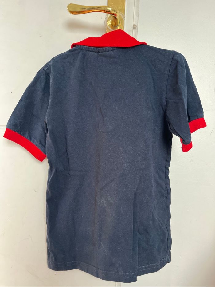 Polo Fantasy bleu marine Corsica 6A TBE - photo numéro 3