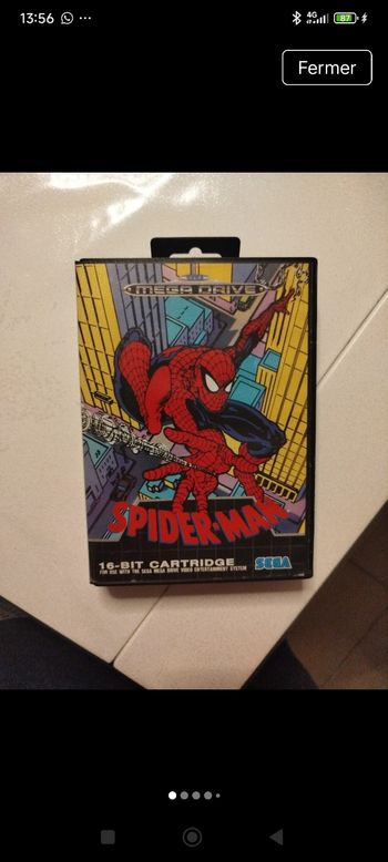 Spiderman Megadrive/ Genesis sega spider man 