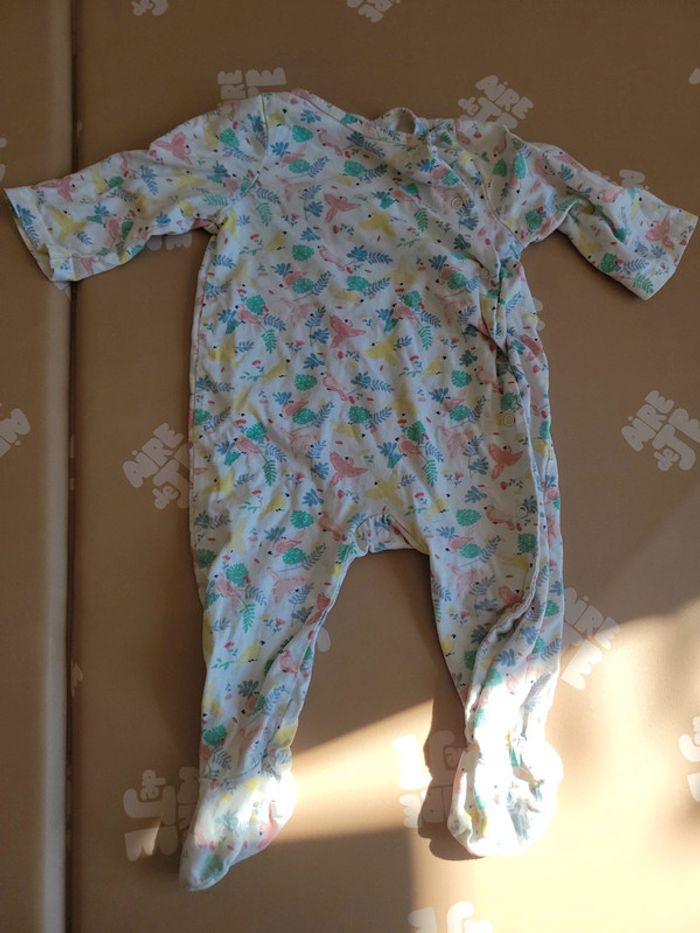 Lot de 2 pyjamas mixtes légers 9 mois - Adorables et confort - photo numéro 2