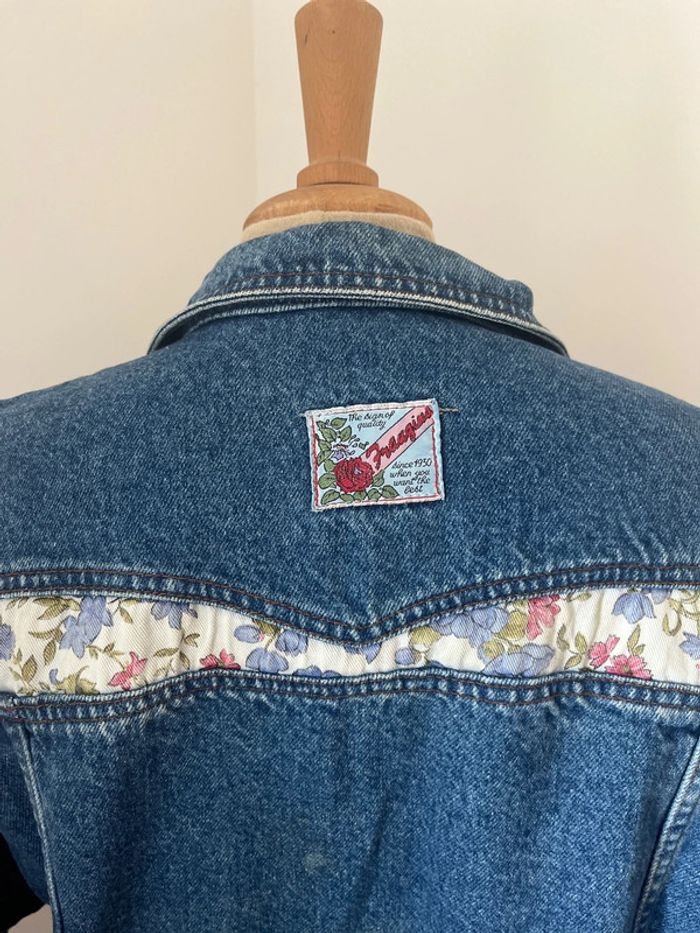 Veste en jean vintage taille M - photo numéro 8