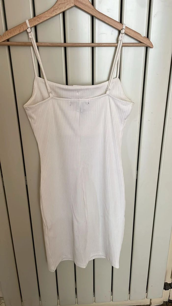 Robe courte boutonnée Forever 21 Blanche - photo numéro 3