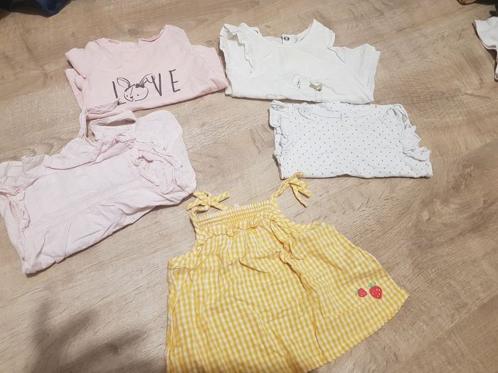 Lot de maillots manches courtes