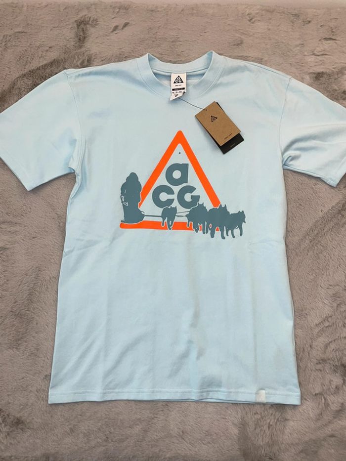 T-shirt Nike ACG oversize bleu - Taille XS - photo numéro 2