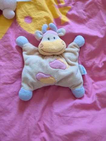 Doudou hochet vache