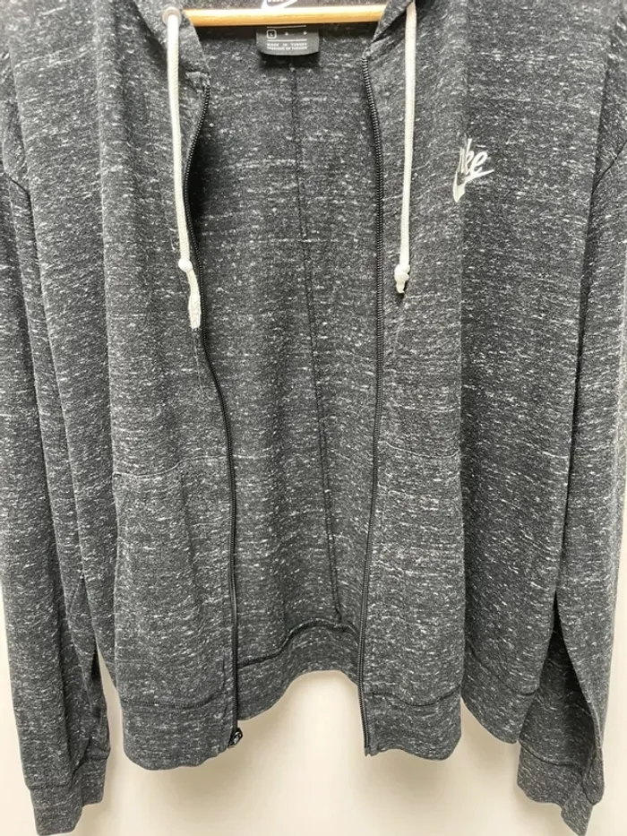 Nike zipped hoodie grey Womens L - photo numéro 10
