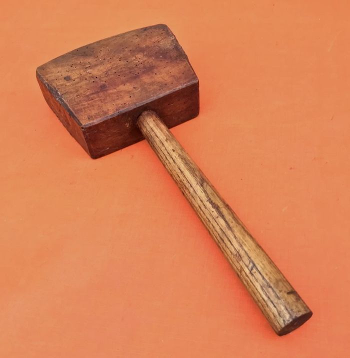 Ancien maillet de menuisier - photo numéro 2