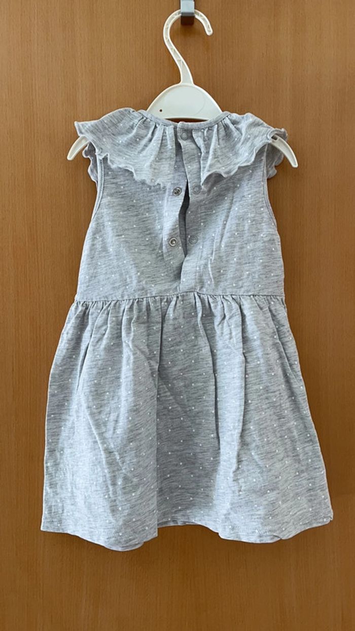 Robe a volants et à pois avec culotte assortie taille 2 ans - photo numéro 4