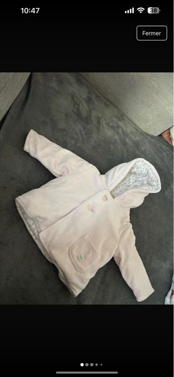 Gilet chaud 1-3M, très bon état