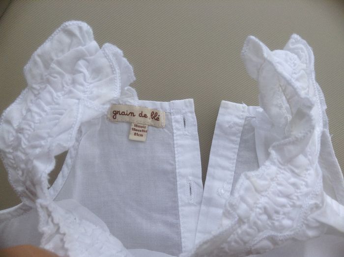 top grain de blé blanc fille 18 mois - photo numéro 3