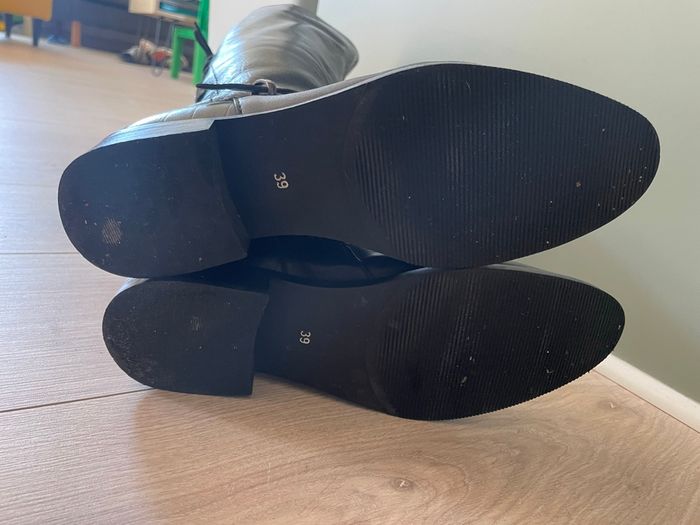 Bottes cuir à lacets - photo numéro 3