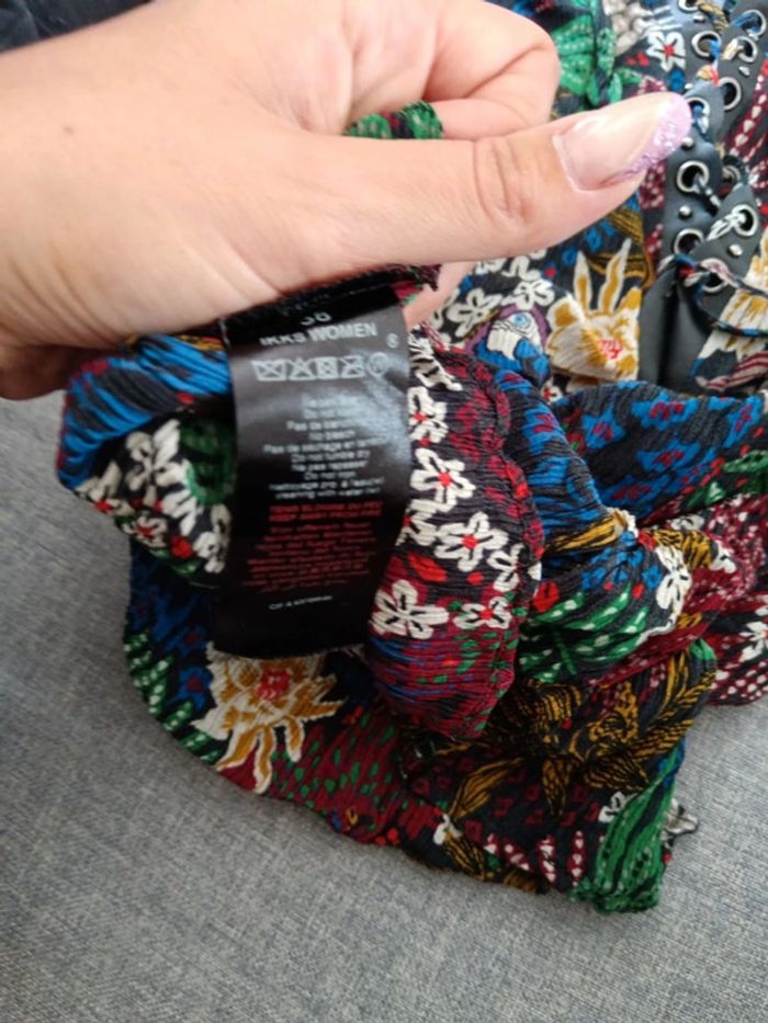 C58 blouse fleurie IKKS 38 - photo numéro 3