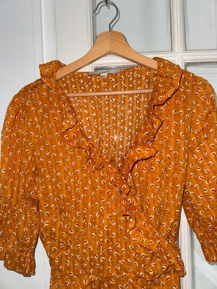 Blouse cache cœur Loft  Taille M - photo numéro 2