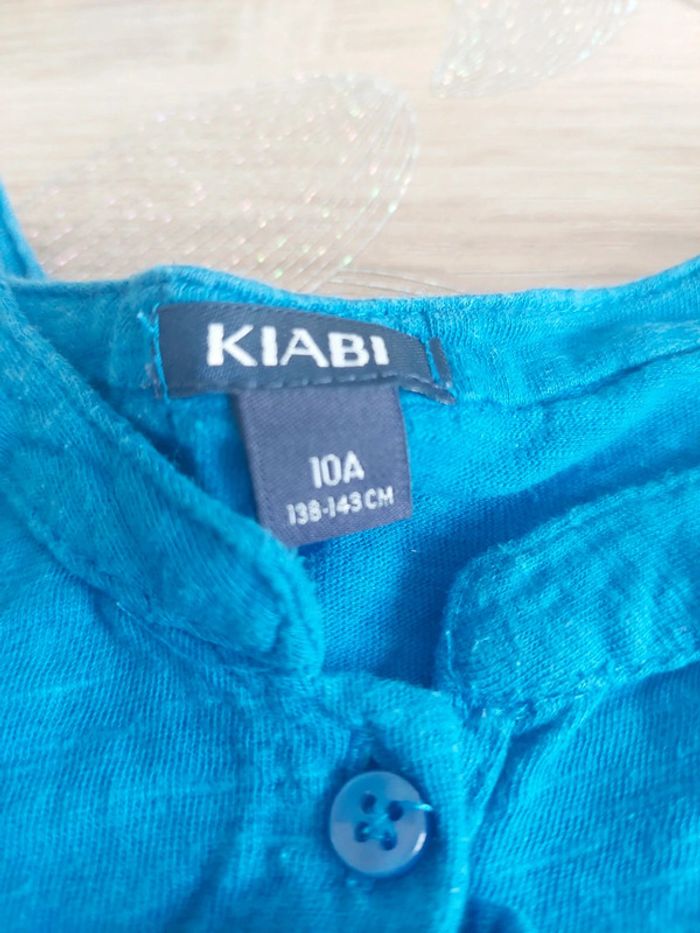 T-shirt à bouton fille 10 ans - photo numéro 3