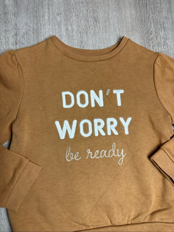 Pull sweat Don’t Worry - taille 6 ans - 116 cm - photo numéro 5