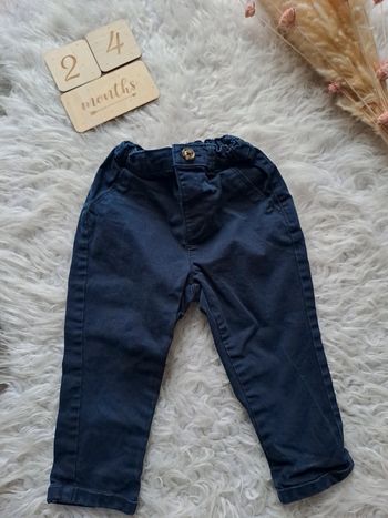 Pantalon marine kiabi 24mois
