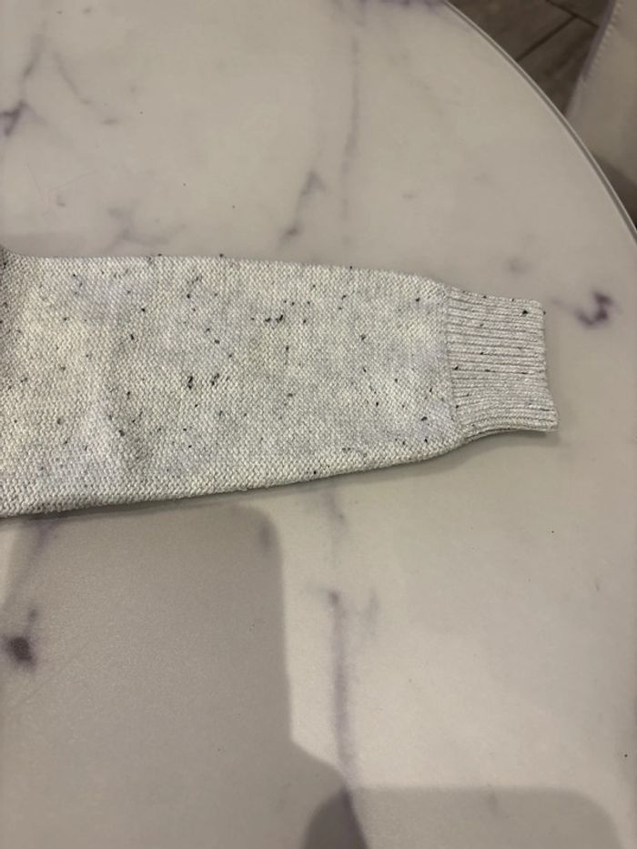 Pull col roulé gris garçon - photo numéro 2