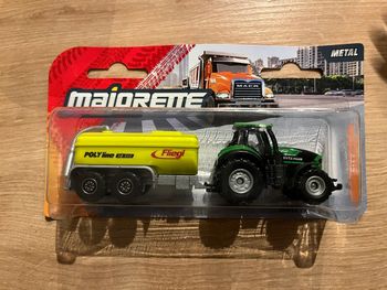 Miniature Majorette Tracteur Deutz Fhar avec épandeur