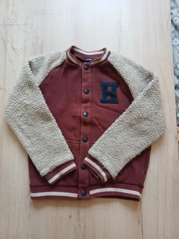Veste bi matière kiabi