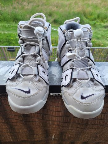 basket nike air t 37,5 gris/blanc (20e)