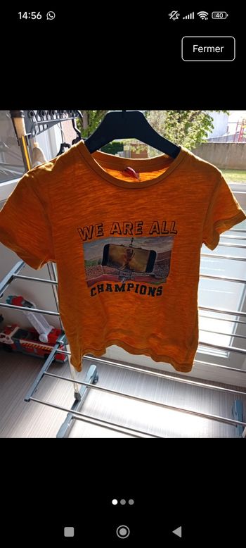tee shirt manche courte enfant 