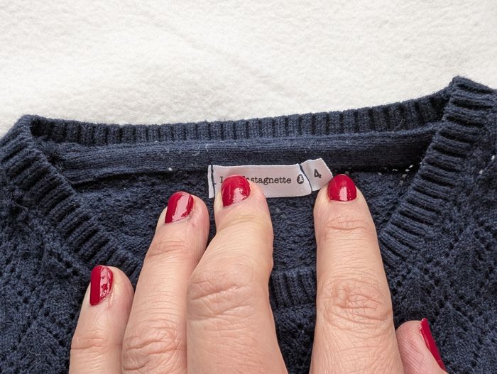 Pull tricot marine Lulu - 4A - Lulu Castagnette - photo numéro 7